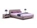 Κρεβάτι ξύλινο με δερμάτινη/ύφασμα SO2 140x200 DIOMMI 45-747